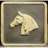 Mayer Mill Brass Horse Head Trailer Hitch Cover