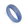 6 MM Blue Agate Band Gemstone Ring