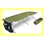 EARTH DELUXE MILITARY-STYLE COT w/ Durable, HEAVY-DUTY Aluminum Tubing -- Extra STRONG -- Extra COMFORTABLE Body Contour Fabric EASY set up in Minutes. Ships in 1-2 Days