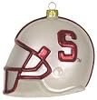 Stanford Cardinal NCAA Glass Football Helmet Ornament (3")