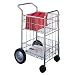 Fellowes 40914 Wire mail cart, 75 folder capacity, 18wx39-1/4hx26-1/2d, chrome plated