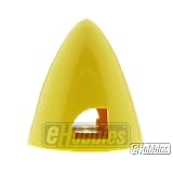 Du-Bro 287 2-1 2 Yellow Spinner by Du-Bro Products