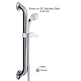 Alsons 62003DSBX ADA Compliant Wall Grab Bar and Hand Shower System, Stainless Steel Finish Alsons 62003DSBX ADA Compliant Wall Grab Bar and Hand Shower System, Stainless Steel Finish