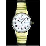 Timex Big Easy Reader Gold Tone Watch