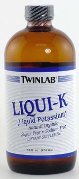 Twinlab Liquid Potassium (Liqui-K) Sugar Free, Sodium Free 16 fluid oz.