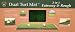 Sporting Goods : Dual Turf Mat fairway or rough golf practice green