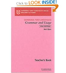 Cambridge First Certificate Grammar and Usage Teacher's book (Cambridge First Certificate Skills)