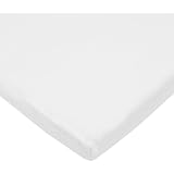 American Baby Company Jersey Knit Cradle Sheet, White