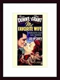 My Favorite Wife, Art Poster with Wood Frame, poster size: 11