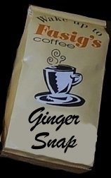 Decaf. Gingersnap Flavored Coffee 12 oz. Whole Bean
