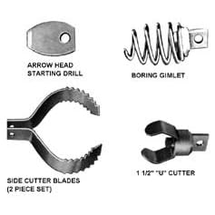 Drain Cleaner Cutter Set by