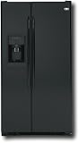 Review GE  / GE Profile PSCF3VGXBB 23.3 cu. ft. Counter-Depth Side-by-Side Refrigerator with 3 Glass Shelves, Clear Gallon Door Storage and External PreciseFill Ice/Water Dispenser: Black