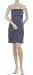 BCBG INDIGO SATIN PLEATED MINI PARTY DRESS NEW 4