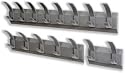 Acorn Linear Hat and Coat Wall Rack with Conclealed Fixings 2 Hooks Graphite Ref 427662