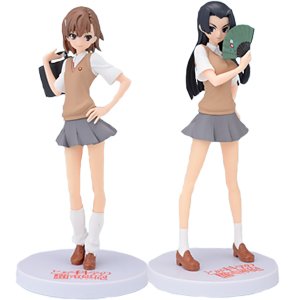 とある科学の超電磁砲 ( レールガン ) ＥＸフィギュア Ｖｏｌ.2 御坂美琴 ・ 婚后光子 全2種セット