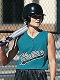 High Five Womens Heavyweight Sleeveless Two Button Jersey-HIGH5-19030