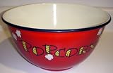 Enamelware Popcorn Serving Bowl