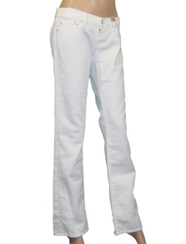 Lucky Brand Women's Maddy Ultra Low Super Slim Denim Jeans - White Regular Inseam product image