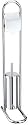 Wenko Exclusiv Stand WC-Garnitur Chrom Modell Kairo mit Papierrollenhalter