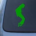 MICHAEL JACKSON SILHOUETTE - Vinyl Decal Sticker #A1623 | Vinyl Color: Green