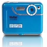VIVITAR V5015 5MP 1.5 TFT 8X DIGITAL ZOOM ANTI-SHAKE BLUE