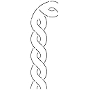 Quilting Creations Cable Border Quilt Stencil, 2"