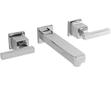 Newport Brass 3-2031/56 Flat Black CUBE 2 Cube 2 Double Handle Low Lead Widespread Lavatory Faucet w