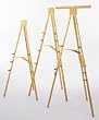 Dalite Display Easel H323-HEAVY Duty (6 Feet) Black Powder Coat
