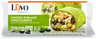 LUVO Chicken Poblano Verde Burrito, 6.1 Ounce (Pack of 12)