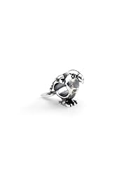 Parrot Charm in Silver for 3mm Charm Bracelets