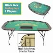 Professional Blackjack table with Folding Legs - Casino Supplies > Tables > Home & Tournament Use