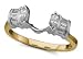 1/2 ctw Marquise Diamond Wrap in 14K Two-Tone Gold