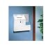 deflect-o 79803 Plastic Suggestion Box With Locking Top, 13-3/4W X 3-5/8D X 13H, White