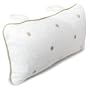 Spa Sister Terry Bath Pillow with Embroidered Dots - Beige