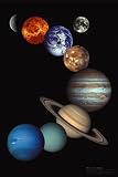 Nasa Solar System, Planets Wall Poster Print, 24x36