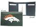 Denver Broncos Embroidered Leather Tri-Fold Wallet