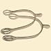 Intrepid International Ladies Light Weight Dummy Spurs - 3/4"