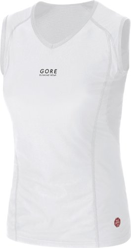 GORE RUNNING WEAR Damen Unterw&auml;sche ESSENTIAL BASE LAYER WINDSTOPPER&reg; Singlet, white, 44 Preisvergleich