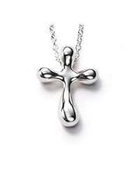 Bling Jewelry Sterling Silver Eternal Cross Necklace