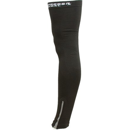 Zoot Sports Unisex Adult Active Thermal Leg Warmer, Black, 2