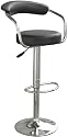 Black & Chrome Swivel Bar Kitchen Breakfast Stools Chair 060