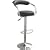Black & Chrome Swivel Bar Kitchen Breakfast Stools Chair 060