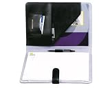 Falcon, BD-6513L, Leather A4 Conference Folder, Black