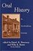 Books : Oral History: An Interdisciplinary Anthology (American Association for State and Local History)
