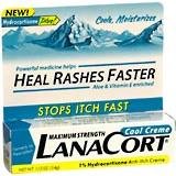 First-Aid Products item: Lanacort 10 Hydrocortisone Anti-itch Creme --- 1/2 Oz SKU 3581113