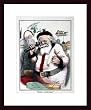 Art Poster Wood Framed Print - Hello Little One - Artist: Thomas Nast- Poster Size: 18 X 14