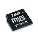 Kingston Technologies 1 GB Mini SecureDigital (miniSD) Memory Card ( SDM/1GB )