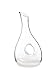 Qualia Glass Arctic 12.8-Inch Glass Wine Carafe, 38-Ounce, Clear