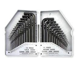 30 Pc Allen Wrench Set- SAE  MM by 