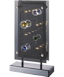 ET2 Infinity E20734-72 Table Glass 18" Table Lamp 4 Light 40 watt in Chrome